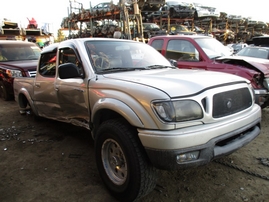 2002 TOYOTA TACOMA PRERUNNER DOUBLE CAB SILVER 3.4L AT 2WD Z15101
